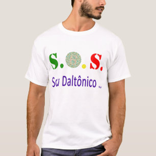 Camiseta S.O.S. Sou Daltônico
