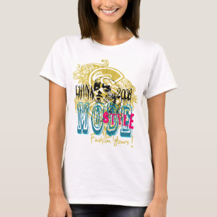 Camiseta S para a cor do estilo