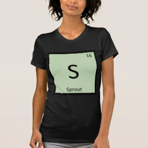 Camiseta S - Química Vegetal de Couve Mesa Periódica