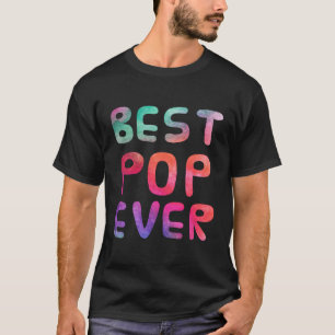 Camiseta S TIE Melhor Pop Dia de os pais Do Vovô