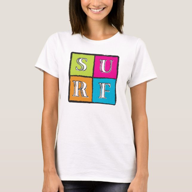 CAMISETA S U R F (Frente)