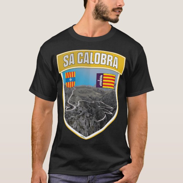 Camiseta Sa Calobra Mallorca Shield (Frente)