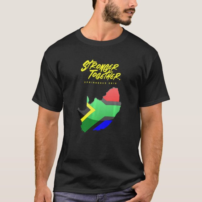 Camiseta Sa Springbok Bokke Sul Africano (Frente)