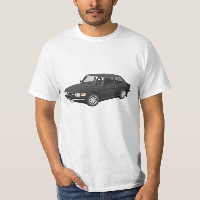 Camiseta SAAB 99 preto (Frente)