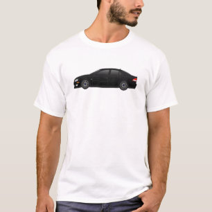 Camiseta saab 9-3 SS aero no preto