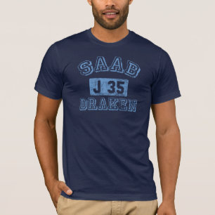 Camiseta Saab Draken - AZUL