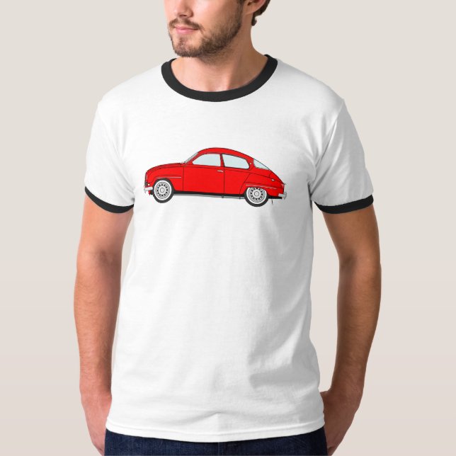 Camiseta saab vermelho 96 (Frente)