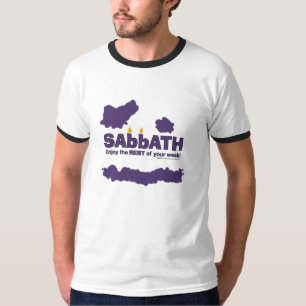 Camiseta Sabá com velas - Aproveite o REST da sua semana