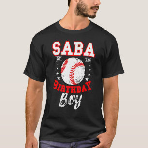 Camiseta Saba Do Menino De Aniversário Celeb Do Tema De Bei