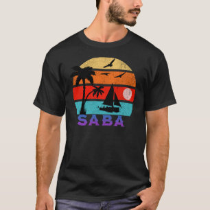 Camiseta Saba Retro Sunset Ocean Vovô T Shirt