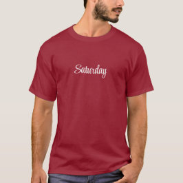 Camiseta Sábado