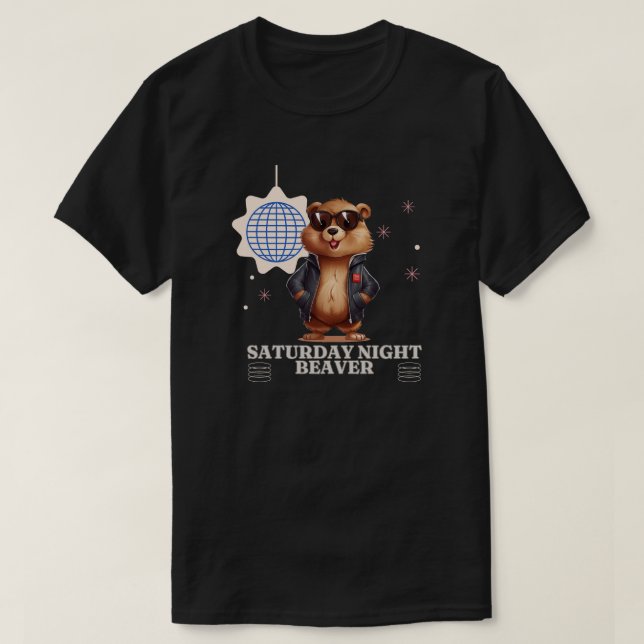 Camiseta Sábado Noturno Beaver (Frente do Design)