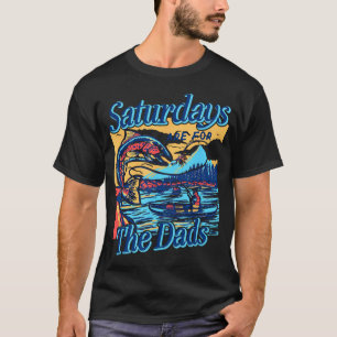 Camiseta Sábados Para Pais Piada de Pesca Dia dos Pais