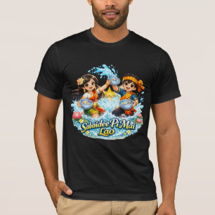 Camiseta Sabaidee Pi Mai Lao – Festival de Água do Ano Novo