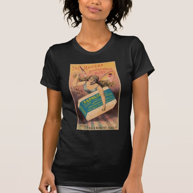 Camiseta Sabão De Vintagem E Fada (Frente)