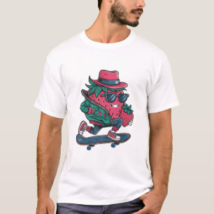 Camiseta sabão engraçado amante legal morango