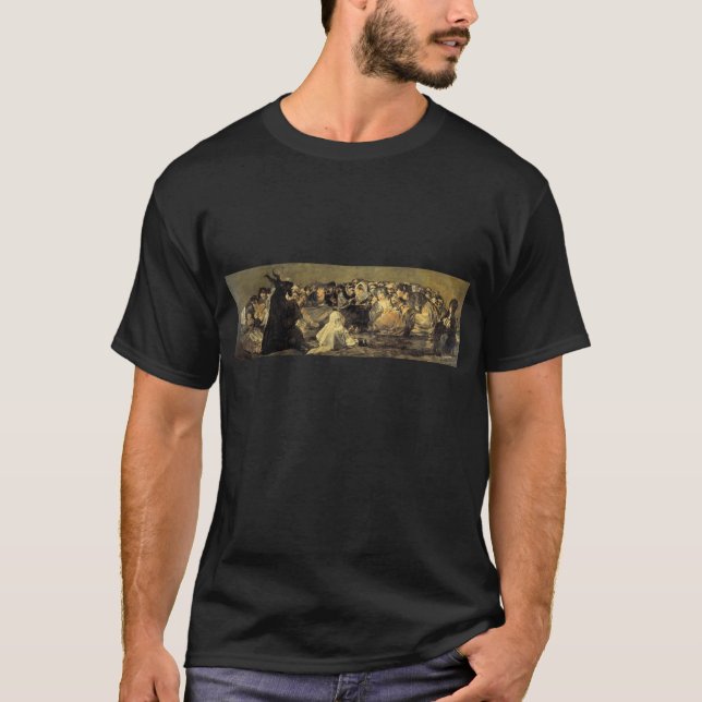 Camiseta Sabat das bruxas por Francisco Goya (Frente)