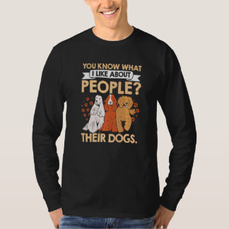Camiseta Sabe O Que Eu Gosto Sobre As Pessoas Seus Cães Pet
