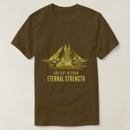 Camiseta Sabedoria Antiga, Força Eterna - Dourada