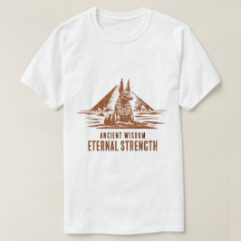 Camiseta Sabedoria Antiga, Força Eterna - Dourada brilhante