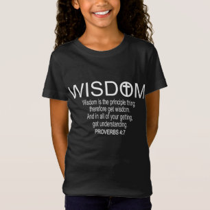 Camiseta Sabedoria Cristã Proverbe A Fruta Do Espírito Nunc