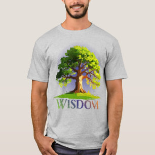 Camiseta Sabedoria De Uma Carvalho De Cem Anos