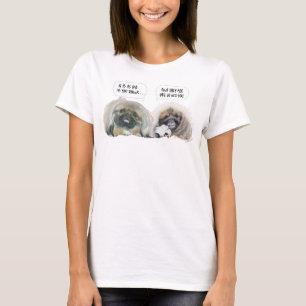 Camiseta Sabedoria do Pequinês - Eles ESTÃO fora para te pe