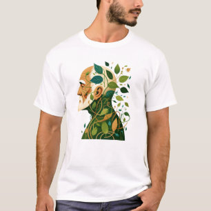 Camiseta Sabedoria Idosa de StyleCPU: Embraço da Natureza