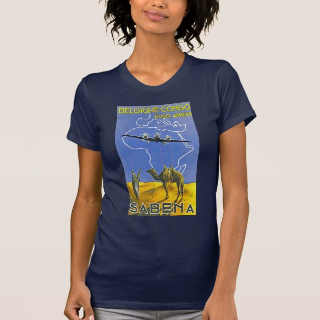 Camiseta Sabena ~ Congo Belga (Frente)