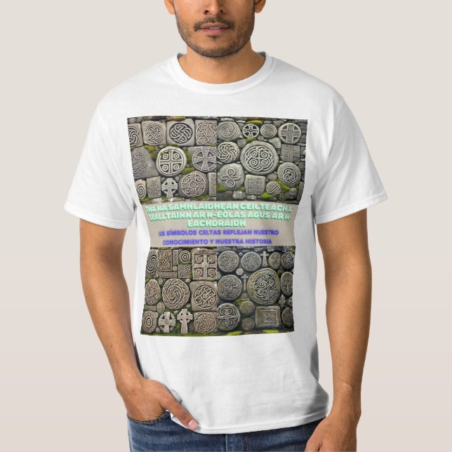 Camiseta Sabiduría Celta: Símbolos y Conocimiento (Frente)