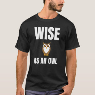 Camiseta Sábio como design alternativo de Coruja