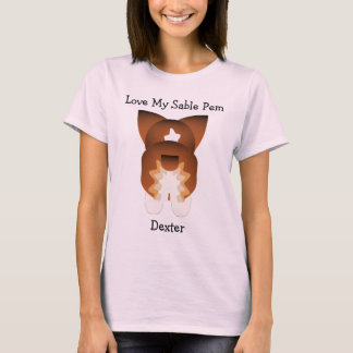 Camiseta Sable Pembroke Welsh Corg