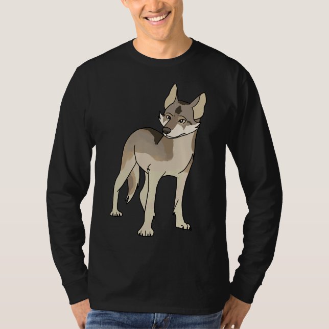 Camiseta Sable Siberian Husky (Frente)