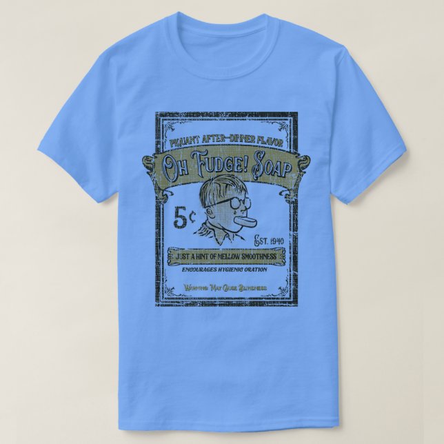 Camiseta Sabonete de Marca de Fudge (Frente do Design)
