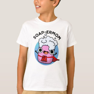 Camiseta Sabonete de Soap-erman, sabonete de mamã