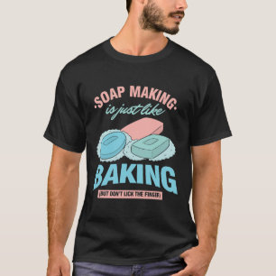 Camiseta Sabonete, fazer, casa de banho, negócios essenciai