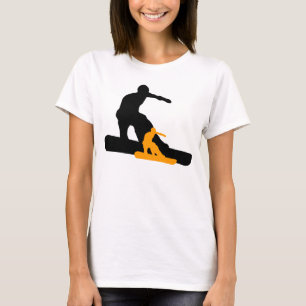 Camiseta sabonete laranja-sombreador