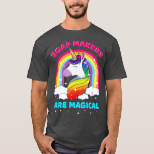 Camiseta Sabonetes são mulheres mágicas Fazeres de sabão en