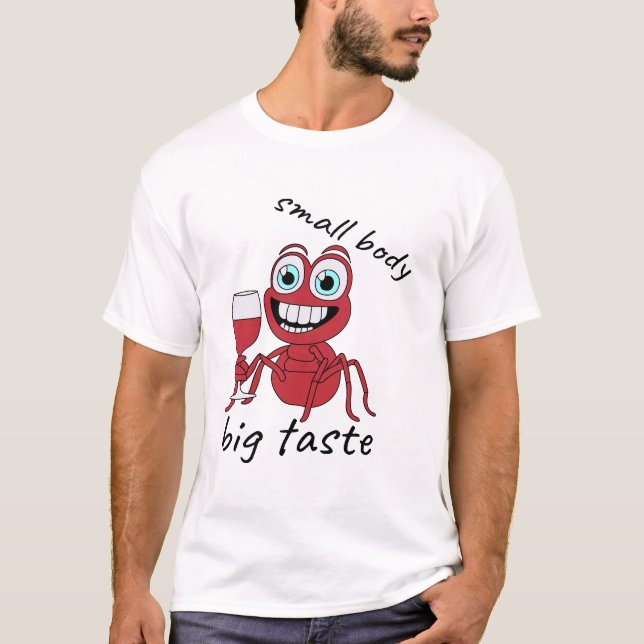 Camiseta Sabor de Formiga Carmesim (Frente)