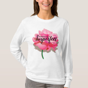 Camiseta Sabor Rosa Rosa Rosa Perfeitamente Inperfeito