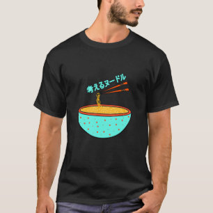Camiseta sabores legal e bonitos na moda de fonte japonesa