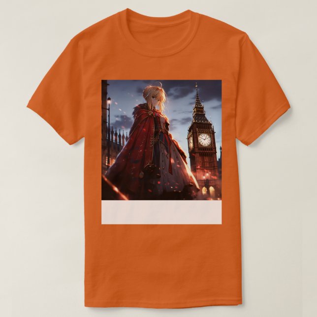Camiseta Sabre em londres (Frente do Design)