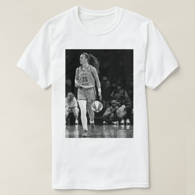 Camiseta Sabrina Ionescu - Branco Negro C (Frente do Design)