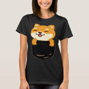 Camiseta Saca Akita Shiba Inu Fofo para