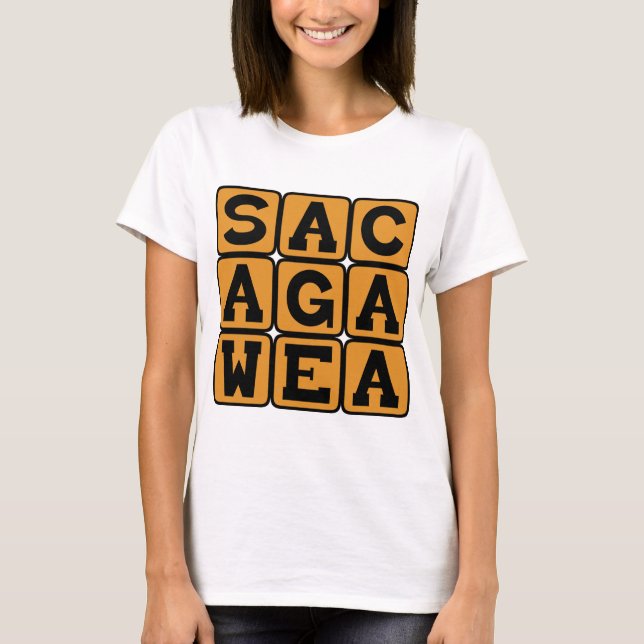 Camiseta Sacagawea, nativo americano (Frente)
