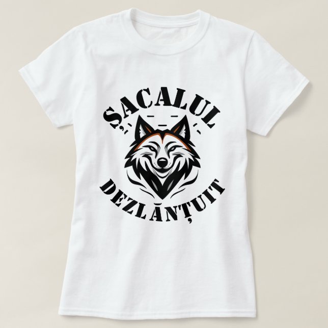 Camiseta Şacalul dezlănțuit T-shirt (Frente do Design)