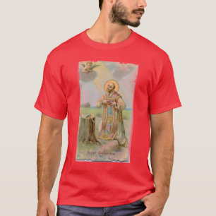 Camiseta Sacerdote católico & mártir dos namorados do santo