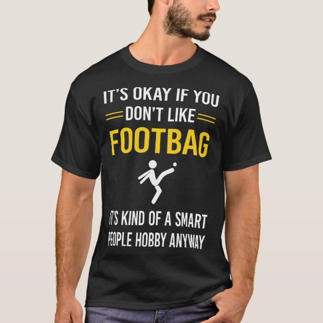 Camiseta Sacker Hacky Sack de Almofada do Smart Pessoas (Frente)