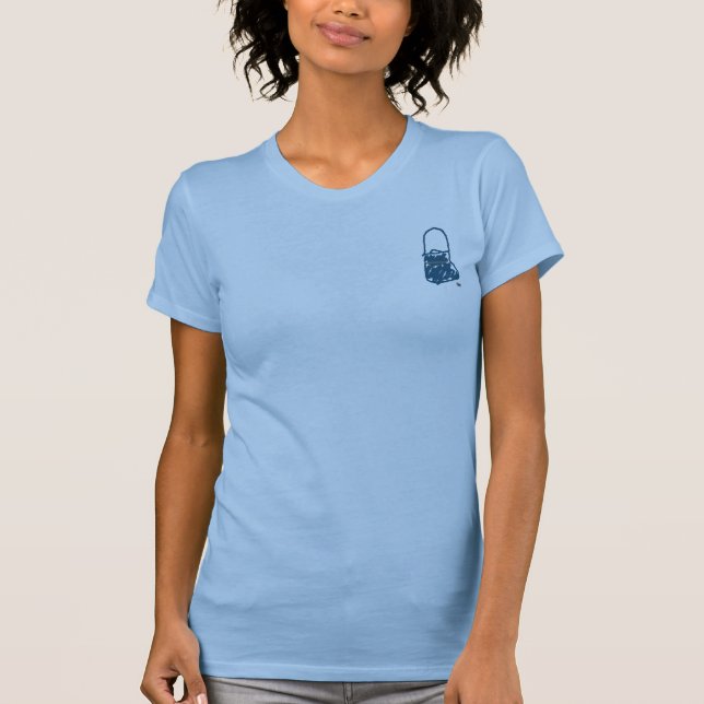 Camiseta Saco azul (Frente)