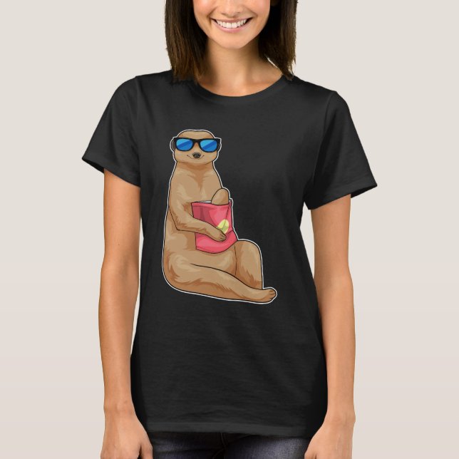 Camiseta Saco de compras da Meerkat (Frente)